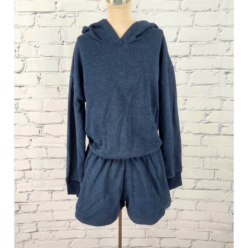 NWOT Free People Movement Such a Flirt Sweatshirt Romper Womens S Oversized